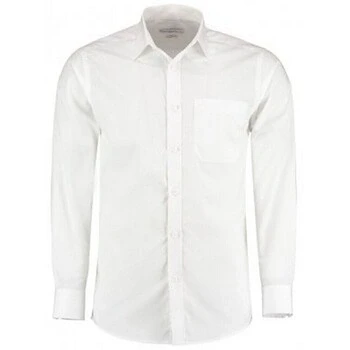 Image of Kustom Kit K142 men&#039;s Long sleeved Shirt in White