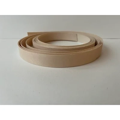 Image of Vale Veneers Pre Glued Iron on Birch Wood Veneer Edging Tape 18mm Wide x 5metres.