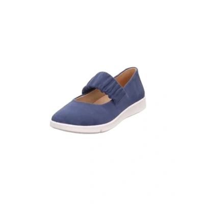 Image of Legero Women&#039;s Lucca Ballet Flat, Indacox Blue 8600, 4.5 UK