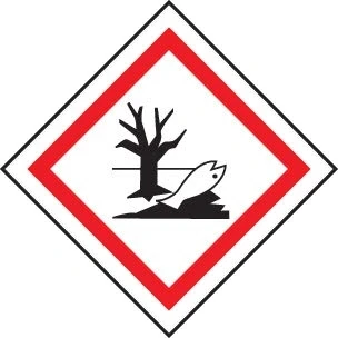 Image of Warning Signs GHS Label Environmentally Hazardous Rigid Plastic