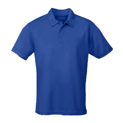 Image of AWD Just Cool Breathable Polo Shirt Royal Blue M