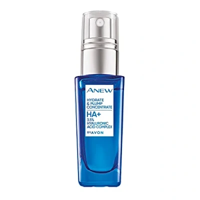 Image of Avon Anew Hydrate &amp; Plump Concentrate 30ml, Contains 3.5% Hyaluronic Acid Complex, Deeply Hydrates and Locks in Moisture, For Looking Skin, Cruelty Free
