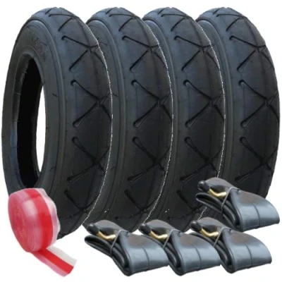 Image of Mountain Buggy Duet Tyre and Tube Set of 4 with Added Puncture Protection