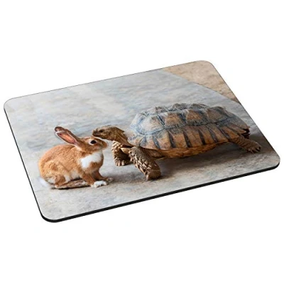 Image of Pedea Rabbit and Turtle Mouse Mat 22 x 18 cm 67007095