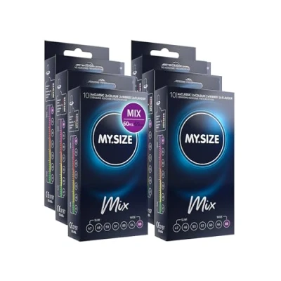 Image of My.Size Mix Condoms Size 7, 69 mm, Value Pack, Contains 60 Pieces