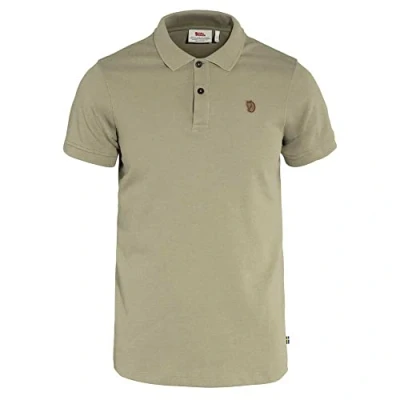 Image of Fjallraven Men&#039;s Övik Polo Shirt M T, Sand Stone, XL