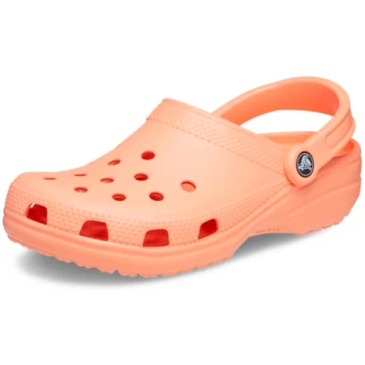 Image of Crocs Unisex Classic Clogs (Best Sellers) , Papaya,8 UK Men/ 9 Women