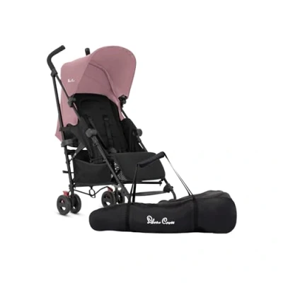Image of Silver Cross Essentials Zest Pushchair &amp; Stroller Bag Foldable Travel Everyday Buggy Newborns to 4 Years Pink