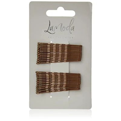 Image of LA MODA HAIRGRIPS MEDIUM BROWN