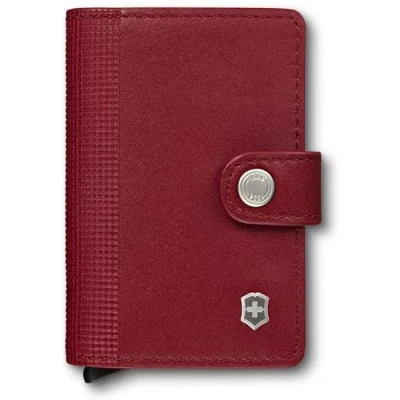 Image of Victorinox Altius, Leather Card Wallet, Wallet with RFID Protection, Swiss Made, Holder, Red