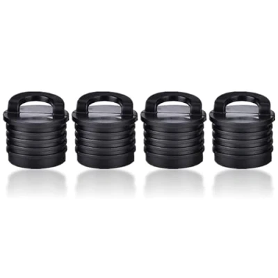 Image of Dioche Kayak Marine Boat Scupper Stoppers Plugs Bungs, Canoe Stopper Bungs Replacement Accessories for Drain Holes, Black
