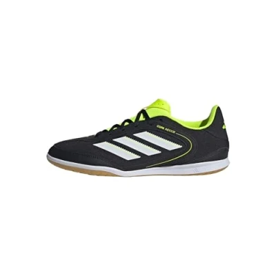 Image of adidas Unisex COPA Court Club Indoor Football Boots, core Black/FTWR White/Lucid Lemon, 10 UK
