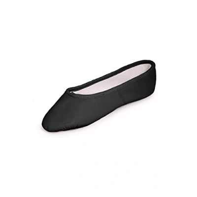 Image of Roch Valley Split Sole Leather Ballet Shoes 1 Black