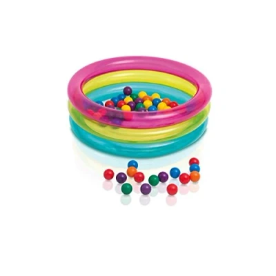 Image of Intex 48674NP Inflatable Ball Pool with 50 Coloured Balls