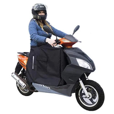 Image of Universal Leg Cover Rain Scooter Protection in wet Weather for the rider Motorbike APRON fit almost all Scooters Black [088]