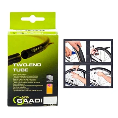 Image of Mitas GAADI Cicli Bonin Unisex Adult Camere Presta Tube Black, One Size/47 mm