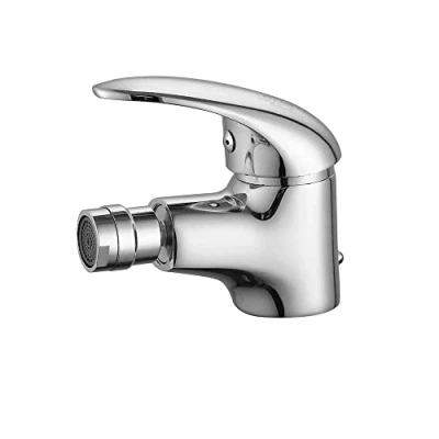 Image of DP Bath Naranjo Single lever bidet mixer tap, 35mm, silver