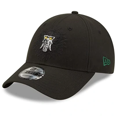 Image of New Era 9Forty Snapback Cap ELEMENTAL Oakland Athletics, Black, One Size