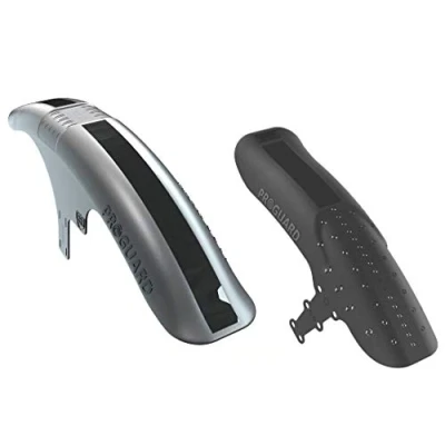 Image of RRP Proguard Mountain Bike Mudguard Set Max Front &amp; Mini Rear, Black/ MTB Mud Fender Pair Off Road Biking Ride Accessories Lightweight Winter Wheel Dirt Guard Shield Cycling Cycle Trail Enduro Part