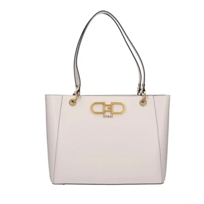 Image of GUESS Women Fleet Noel Tote Bag, stone, One Size, Bags