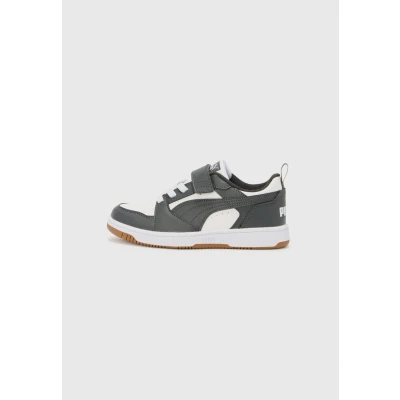 Image of PUMA Rebound V6 LO AC+ PS Sneaker, White Dusky Gray Gum, 13 UK Child