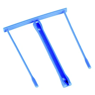 Image of Seco E Clip Plastic Filing Blue (Pack of 20)