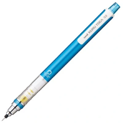 Image of Uni Mechanical Pencil, Kuru Toga Standard Model 0.3mm, Blue (M34501P.33)