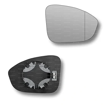 Image of Less4spares Replacement Wing Mirror Glass Right Compatible with Dacia Jogger 2022+ CLIP ON Driver Off side Heated Blind Spot