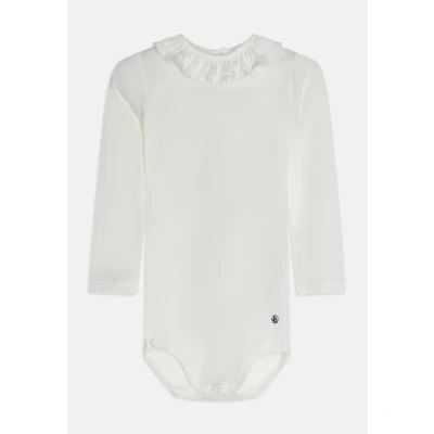 Image of Petit Bateau Collerette Body for kids, Size: 3m, Marshmallow