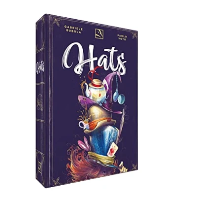 Image of Thundergryph Games Hats Board Game Strategy Based on Alice in Wonderland Set Collection for Kids and Adults Ages 14+ 2 4 Players Avg. Playtime 20 30 Minutes Made