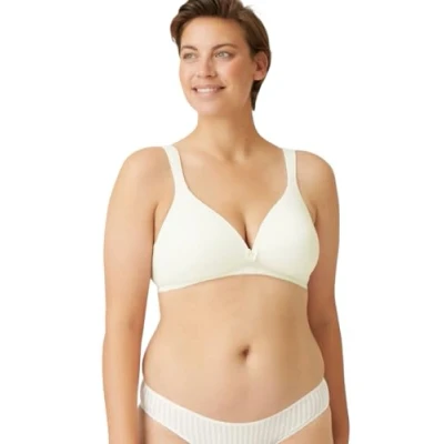 Image of Naturana® Women&#039;s Wireless Bra [Cup A D] 100% Padded Straps Wire Free with Seamless Cups Underbust Band 38 Champagne C