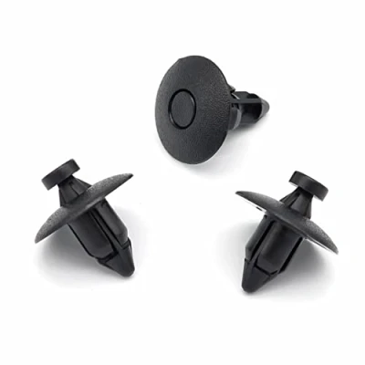 Image of VVO Fasteners Black Plastic Front Bumper &amp; Trim Fastener Clips for Volvo XC60, C30, S80, V50, S40, C70, XC70, V70 (including XC), (Pack of 10)