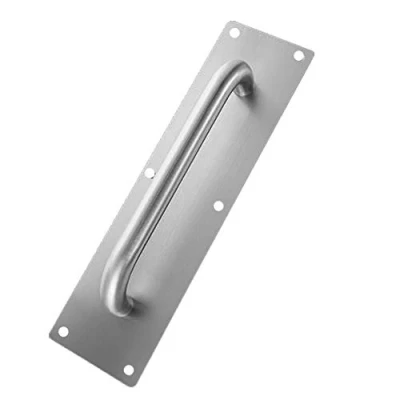 Image of KSTE Stainless Steel Pull and Push Plate Door Access Handle with Screws(Square 300 * 80mm)