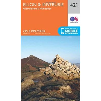 Image of Explorer 421 Ellon &amp; Inverurie Map With Digital Version