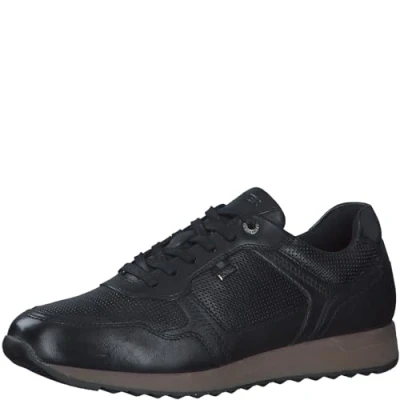 Image of s.Oliver Men&#039;s Low Trainers 5 13636 43 Sneaker, Black, 8 UK