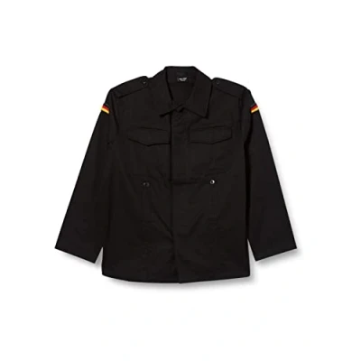 Image of Mil Tec Unisex German Jacket, Black, 50 UK