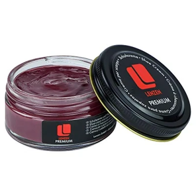 Image of Lenzen Shoe Cream I Polish and Care for Smooth Grained Leather (Bordeaux)