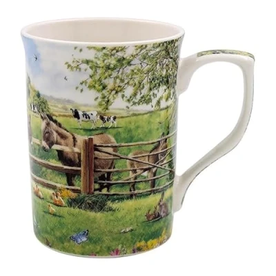 Image of Lesser &amp; Pavey Donkey Mug Ceramic Coffee Mugs for Home or Work Premium Design All Occasions Lovely Tea, Hot Drinks Macneil Studios