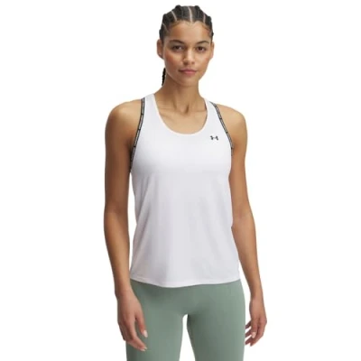 Image of Under Armour Tech Knockout Tank White / Black XXL