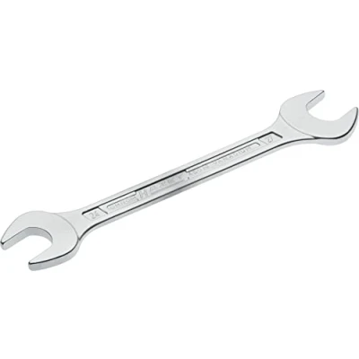 Image of 46801100000, 530010, ASE46801100000, VAG530010 Open end Spanner HAZET 450N 24X27 269mm Chrome Vanadium Steel Chromed
