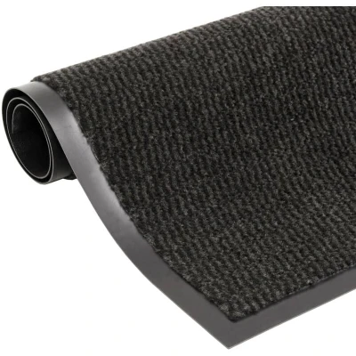 Image of vidaXL Dust Control Mat Rectangular Tufted 60x90 cm Black