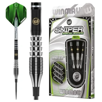 Image of WINMAU Sniper Special Edition 22 Gram Professional Tungsten Darts Set with Flights and Stems (Shafts)