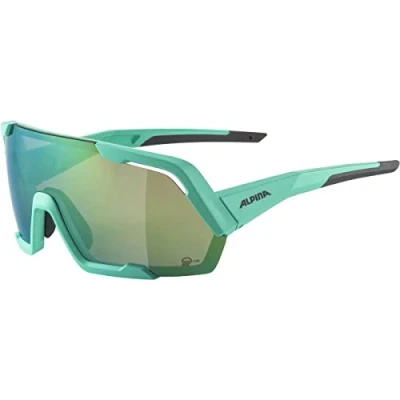 Image of ALPINA Unisex Adult, ROCKET Q LITE sports glasses, turquoise matt, One Size