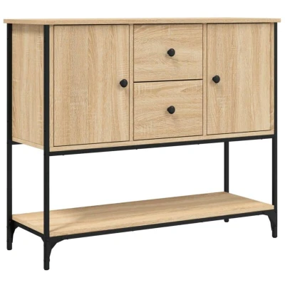 Image of vidaXL Sideboard Sonoma Oak 100x36x85 cm Engineered Wood