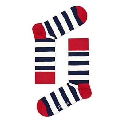 Image of Happy Socks Unisex, STRIPE Socks, Multicolored (Multi Red 045), 41 46