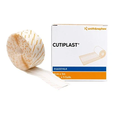 Image of Cutiplast Non Sterile Conformable Fabric Dressing Strips, 5 m x 4 cm