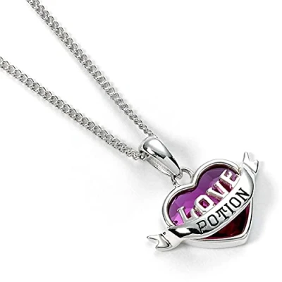Image of Harry Potter Official Sterling Silver Love Potion Necklace with Crystal by The Carat Shop