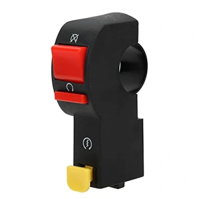 Image of Motorcycle ATV Engine Stop Start/Kill Momentary Button Switch Handlebar Ignition On Off Starter Fit for 50cc/ 110cc/ 125cc Pit Quad Dirt Bike coils
