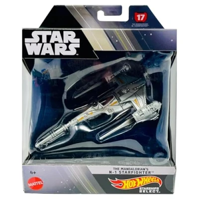 Image of Hot Wheels Starships Selects The Mandalorian&#039;s N 1 Starfighter Star Wars