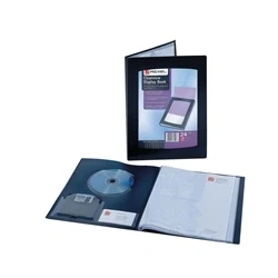 Image of Rexel Clearview Display Book 24 Pockets A3 Black 10405BK